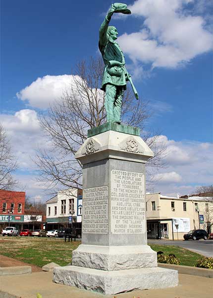 Colonel David Crockett Statue